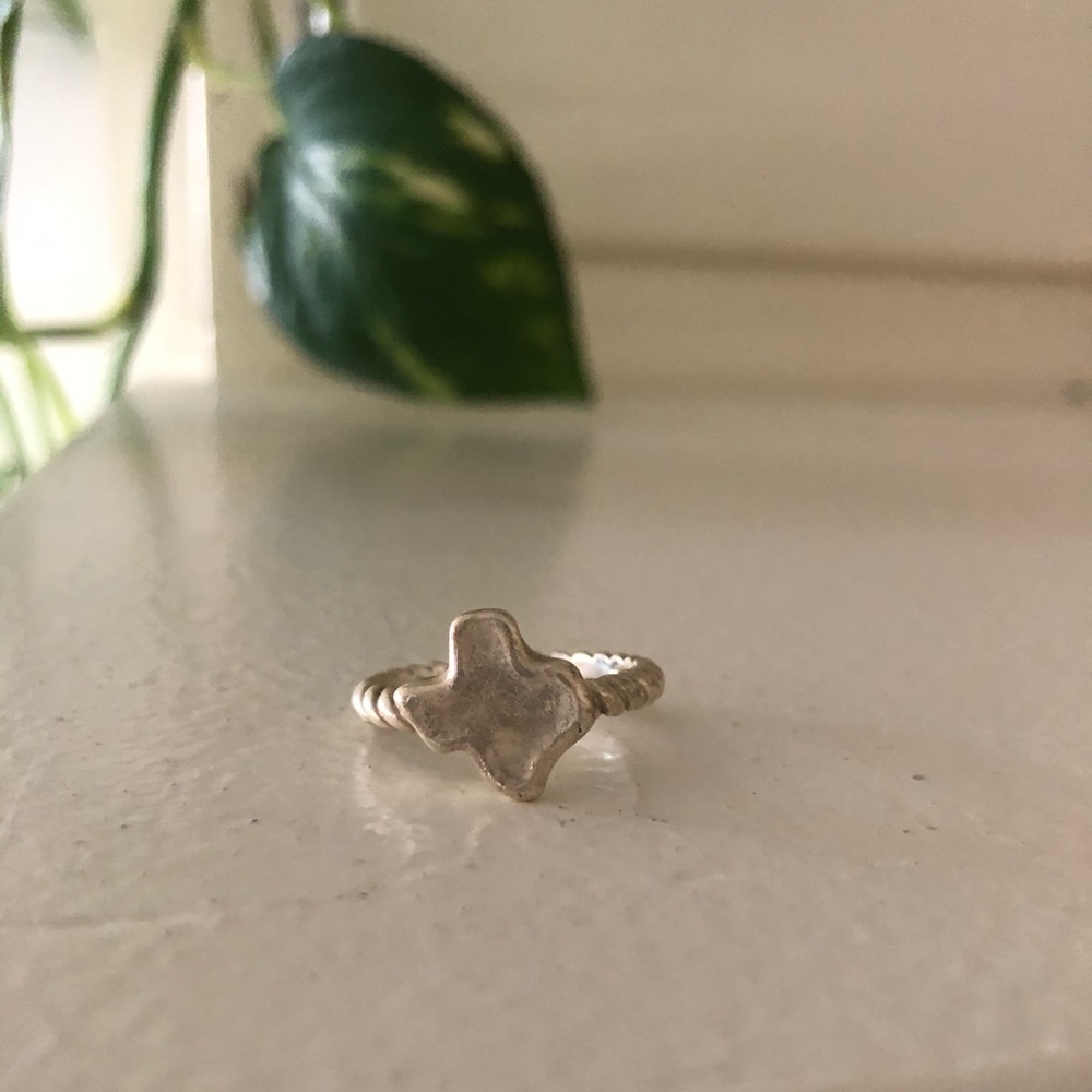 James Avery sterling silver Texas ring